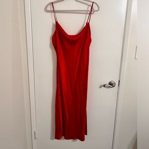 Express Red Midi Dress